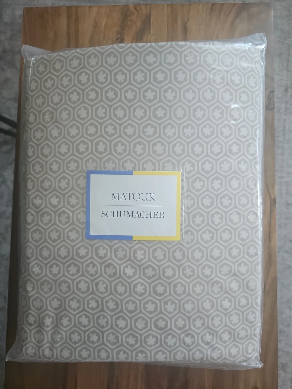Matouk Schumacher King Sheet 4 PC Set Levi 500 TC Luca Cotton Dune Italy, NWT